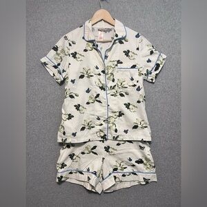 BedHead Pajama Set Magnolias butterflies Medium